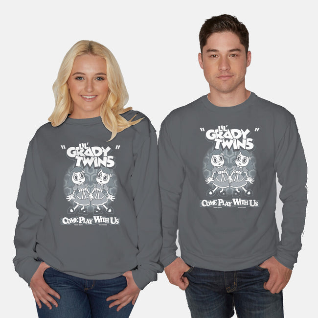 Lil' Grady Twins-Unisex-Crew Neck-Sweatshirt-Nemons