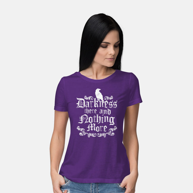 Darkness There-Womens-Basic-Tee-Nemons