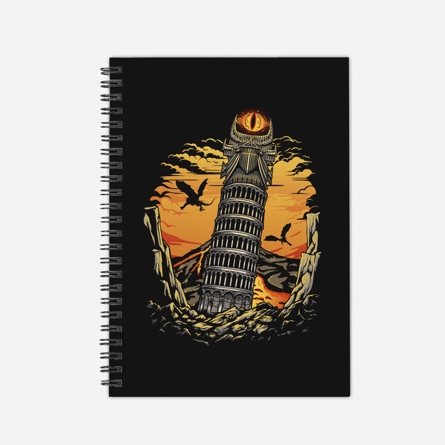 Leaning Dark Tower-None-Dot Grid-Notebook-Olipop