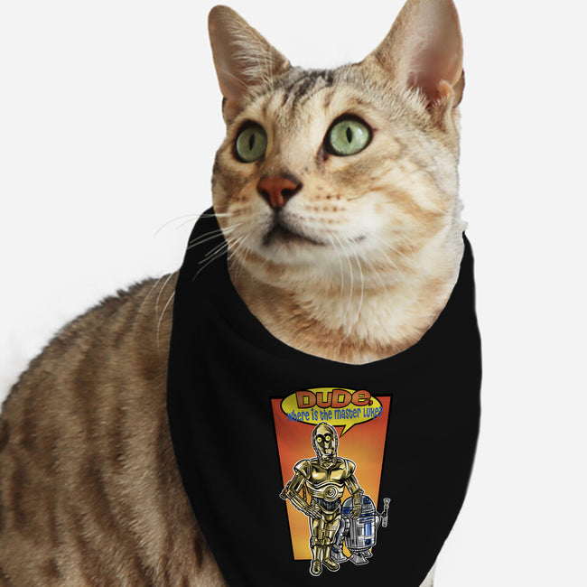 Where Is The Master Luke-Cat-Bandana-Pet Collar-zascanauta