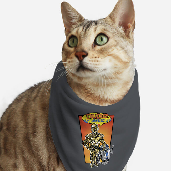 Where Is The Master Luke-Cat-Bandana-Pet Collar-zascanauta