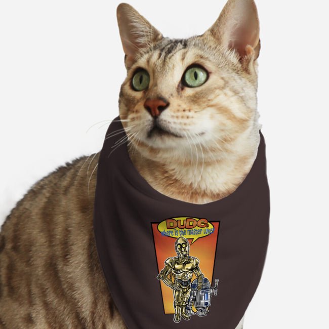 Where Is The Master Luke-Cat-Bandana-Pet Collar-zascanauta