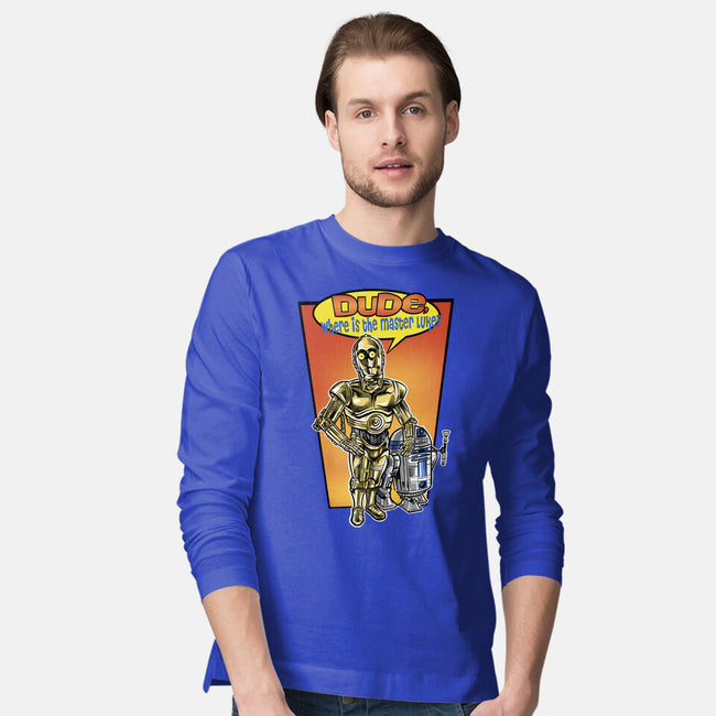 Where Is The Master Luke-Mens-Long Sleeved-Tee-zascanauta