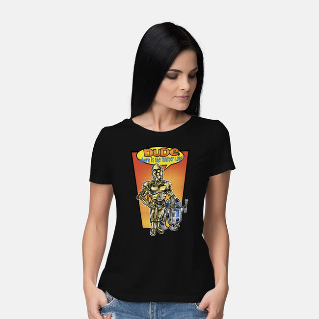 Where Is The Master Luke-Womens-Basic-Tee-zascanauta