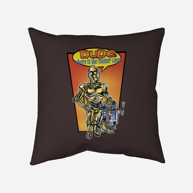 Where Is The Master Luke-None-Non-Removable Cover w Insert-Throw Pillow-zascanauta