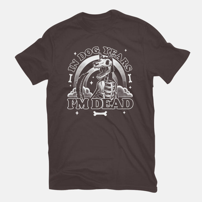 Dead In Dog Years-Womens-Basic-Tee-Studio Mootant