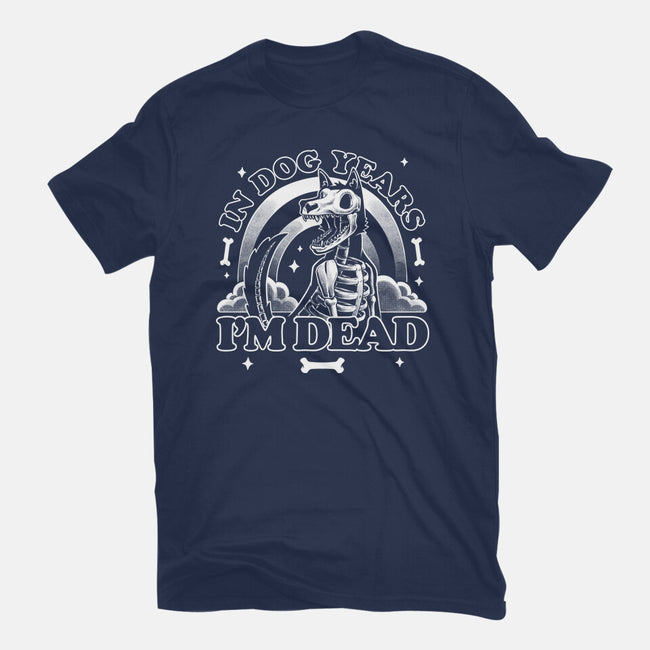 Dead In Dog Years-Womens-Basic-Tee-Studio Mootant