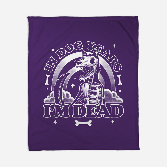 Dead In Dog Years-None-Fleece-Blanket-Studio Mootant