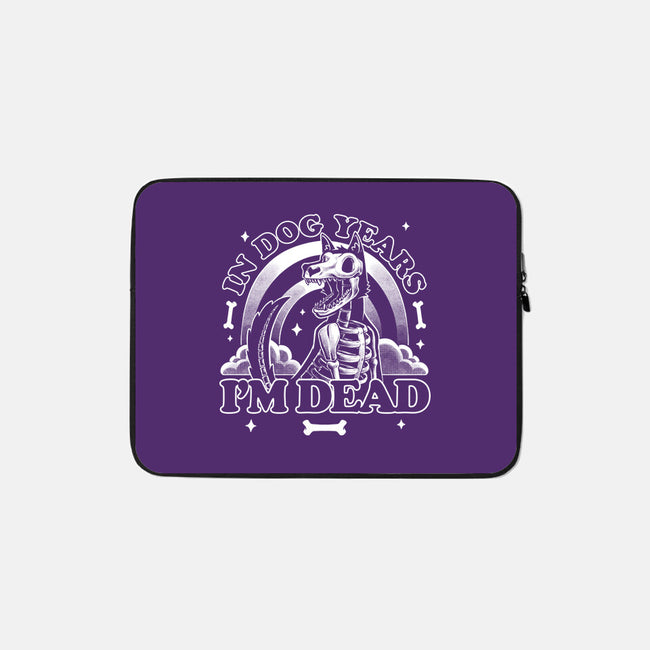 Dead In Dog Years-None-Zippered-Laptop Sleeve-Studio Mootant