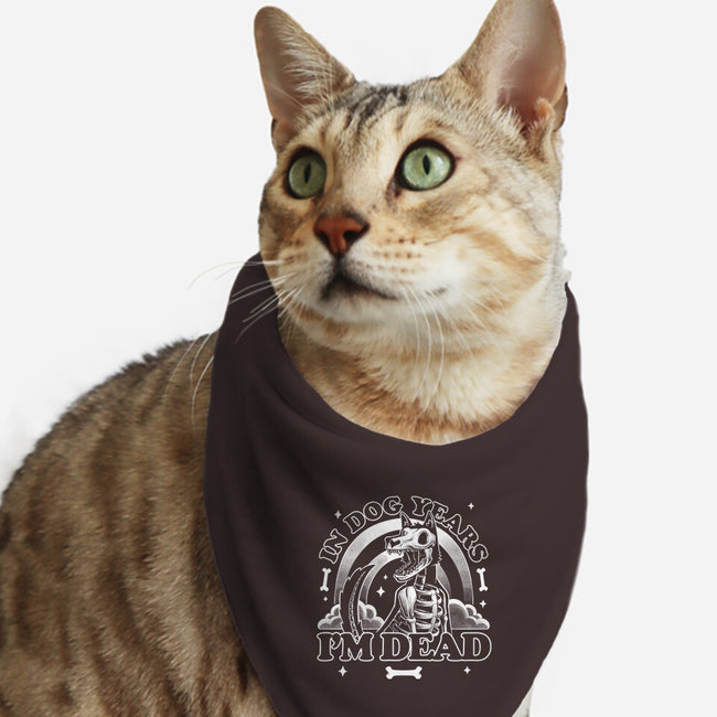 Dead In Dog Years-Cat-Bandana-Pet Collar-Studio Mootant