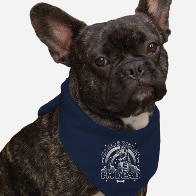 Dead In Dog Years-Dog-Bandana-Pet Collar-Studio Mootant