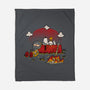 Snoopy Dark Souls-None-Fleece-Blanket-Studio Mootant