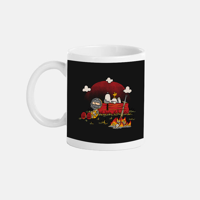 Snoopy Dark Souls-None-Mug-Drinkware-Studio Mootant