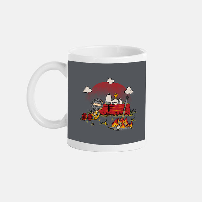 Snoopy Dark Souls-None-Mug-Drinkware-Studio Mootant