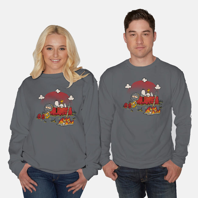 Snoopy Dark Souls-Unisex-Crew Neck-Sweatshirt-Studio Mootant