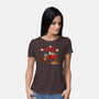 Snoopy Dark Souls-Womens-Basic-Tee-Studio Mootant