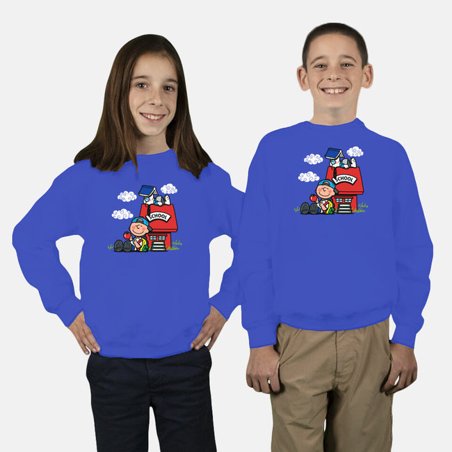 School Nuts-Youth-Crew Neck-Sweatshirt-Boggs Nicolas