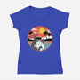 Summer Spirit-Womens-V-Neck-Tee-Tri haryadi