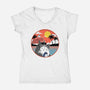 Summer Spirit-Womens-V-Neck-Tee-Tri haryadi