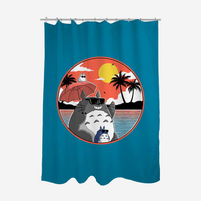 Summer Spirit-None-Polyester-Shower Curtain-Tri haryadi