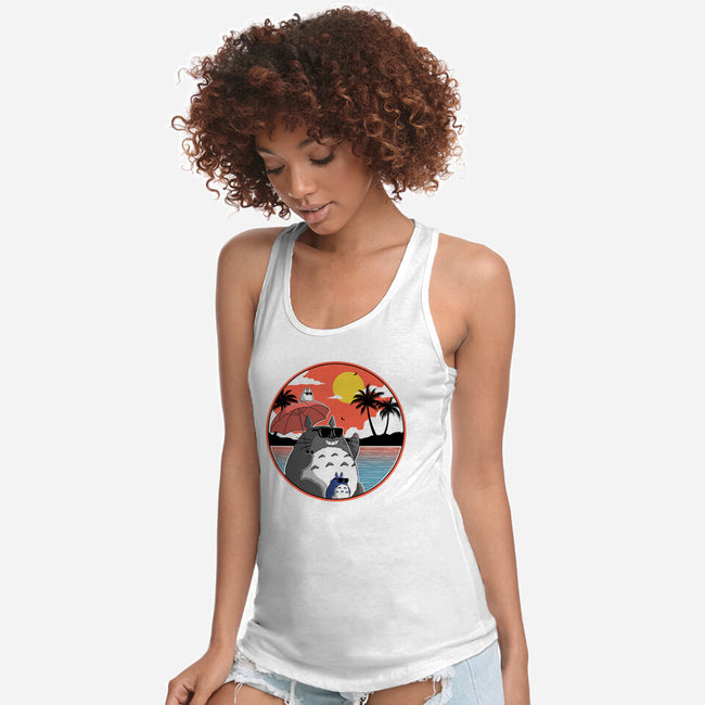 Summer Spirit-Womens-Racerback-Tank-Tri haryadi