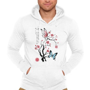 Two Butterflies Sumi-e