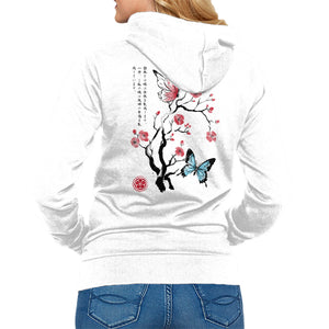 Two Butterflies Sumi-e
