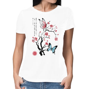 Two Butterflies Sumi-e