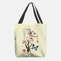 Two Butterflies Sumi-e-None-Basic Tote-Bag-DrMonekers