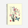 Two Butterflies Sumi-e-None-Dot Grid-Notebook-DrMonekers