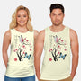 Two Butterflies Sumi-e-Unisex-Basic-Tank-DrMonekers