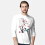 Two Butterflies Sumi-e-Mens-Long Sleeved-Tee-DrMonekers