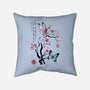 Two Butterflies Sumi-e-None-Non-Removable Cover w Insert-Throw Pillow-DrMonekers