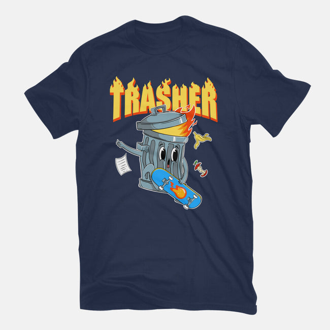 Trasher Skater-Womens-Fitted-Tee-Tri haryadi