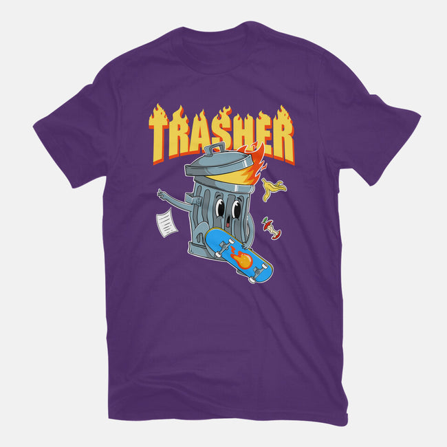 Trasher Skater-Womens-Fitted-Tee-Tri haryadi