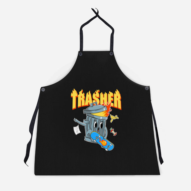 Trasher Skater-Unisex-Kitchen-Apron-Tri haryadi