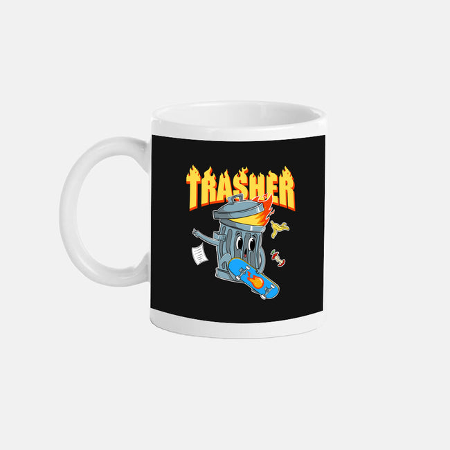 Trasher Skater-None-Mug-Drinkware-Tri haryadi