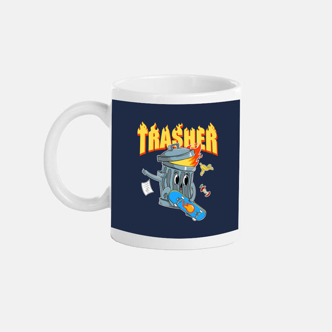 Trasher Skater-None-Mug-Drinkware-Tri haryadi