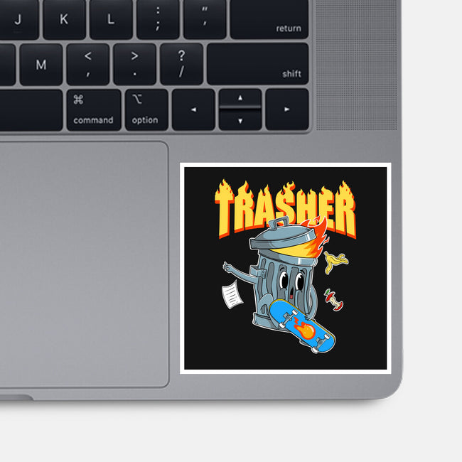 Trasher Skater-None-Glossy-Sticker-Tri haryadi