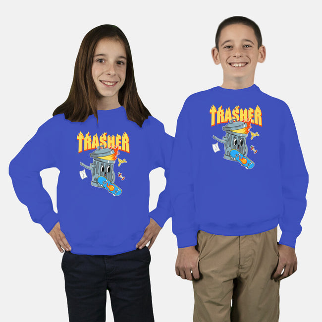 Trasher Skater-Youth-Crew Neck-Sweatshirt-Tri haryadi