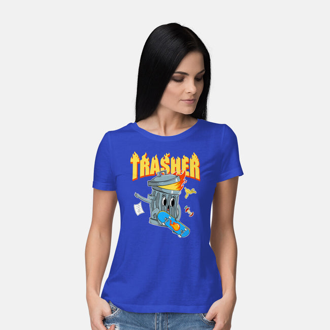 Trasher Skater-Womens-Basic-Tee-Tri haryadi