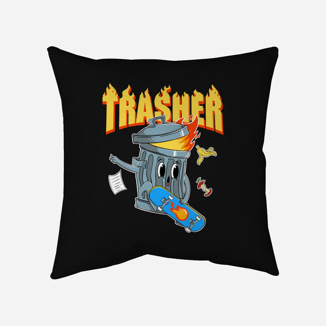 Trasher Skater-None-Removable Cover-Throw Pillow-Tri haryadi