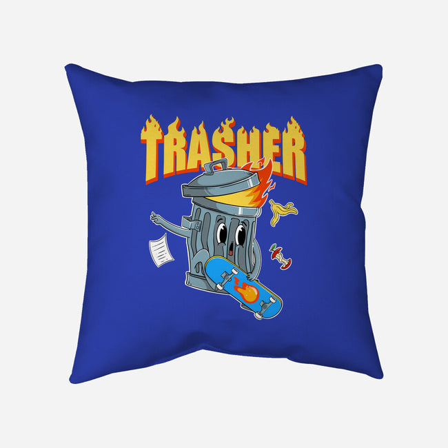 Trasher Skater-None-Removable Cover-Throw Pillow-Tri haryadi