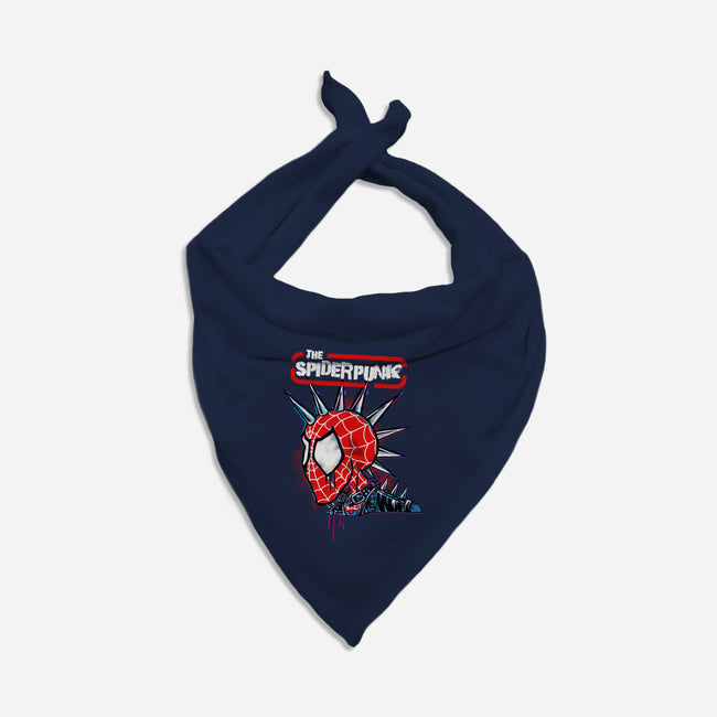 The Spiderpunk-Dog-Bandana-Pet Collar-joerawks