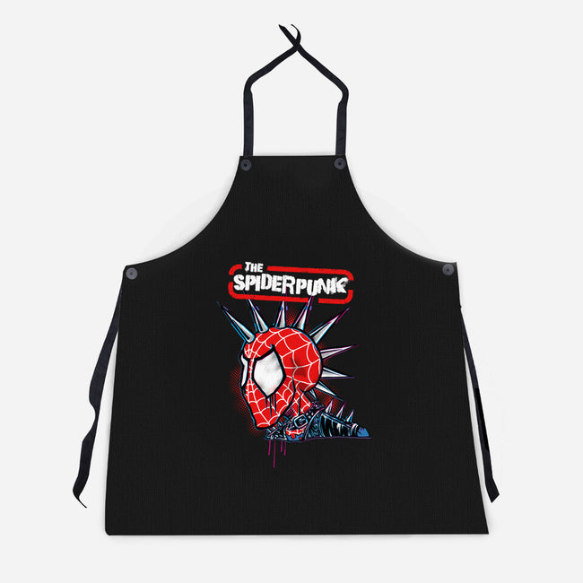 The Spiderpunk-Unisex-Kitchen-Apron-joerawks