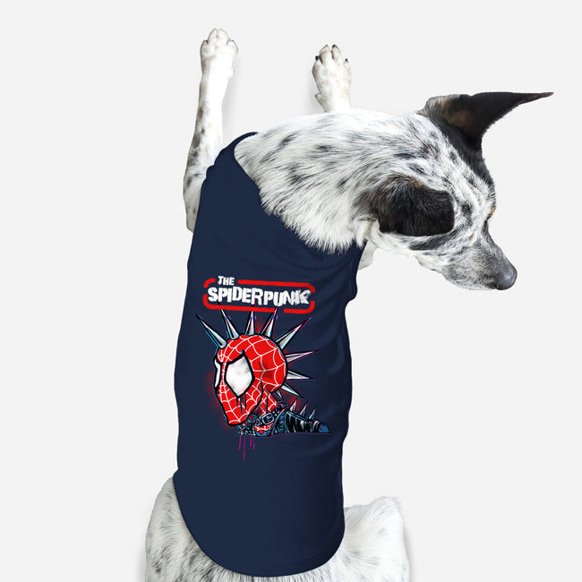 The Spiderpunk-Dog-Basic-Pet Tank-joerawks