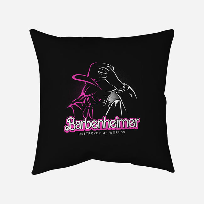 Barbenheimer-None-Removable Cover-Throw Pillow-estudiofitas