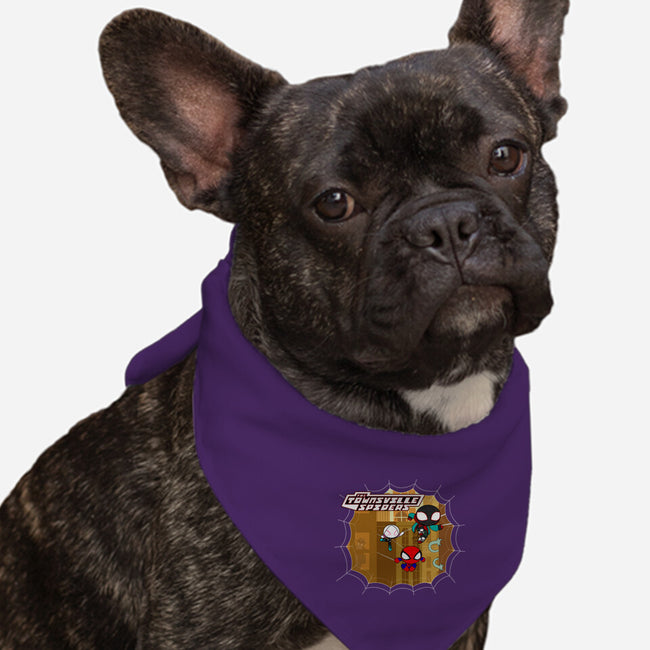 The Townsville Spiders-Dog-Bandana-Pet Collar-Taaroko