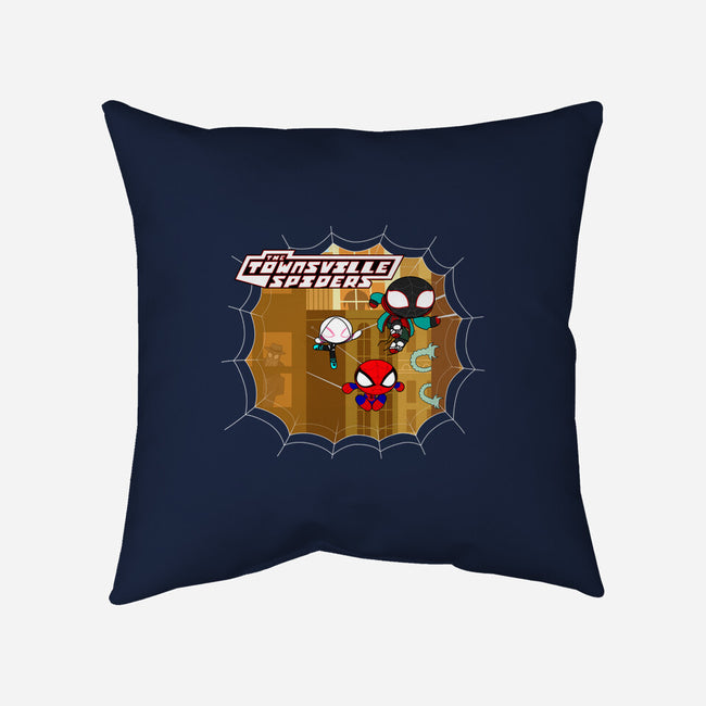 The Townsville Spiders-None-Removable Cover-Throw Pillow-Taaroko