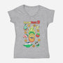 Dragon Fruit Z-Womens-V-Neck-Tee-Umberto Vicente